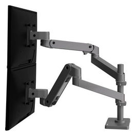 LX Pro Supporto Monitor Scrivania 27'' Grigio Scuro