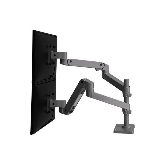 Ergotron LX Pro Supporto Monitor Scrivania 27'' Grigio Scuro