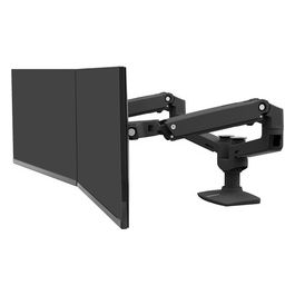 LX Series 45-245-224 Supporto da Tavolo per Monitor a Schermo Piatto 27" Morsa/Bullone di Ancoraggio Nero