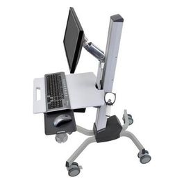 Neo-Flex LCD Cart Carrello per Display Lcd Tastiera/Mouse/Scanner per Codici a Barre/CPU Plastica/Alluminio Dimensione Schermo fino a 22"