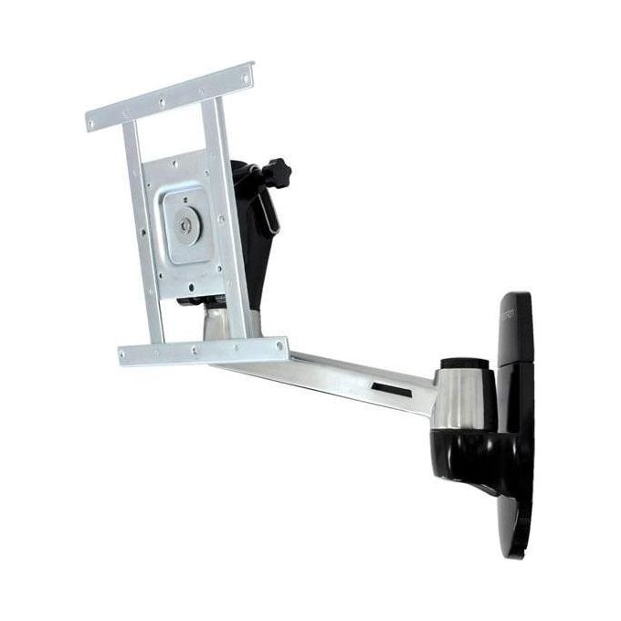 Ergotron Staffa LX HD Wall Mount Swing Arm, montaggio a parete per LCD fino a 42'', portata max 22,7Kg, Polished