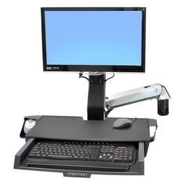 Ergotron StyleView Sit-Stand Combo Arm with Worksurface 24"