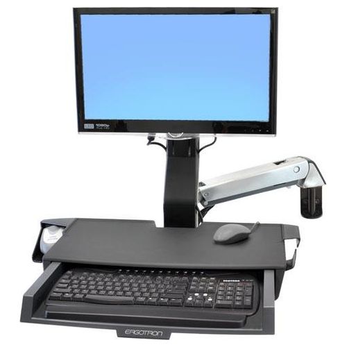 Ergotron StyleView Sit-Stand Combo Arm with Worksurface 24"