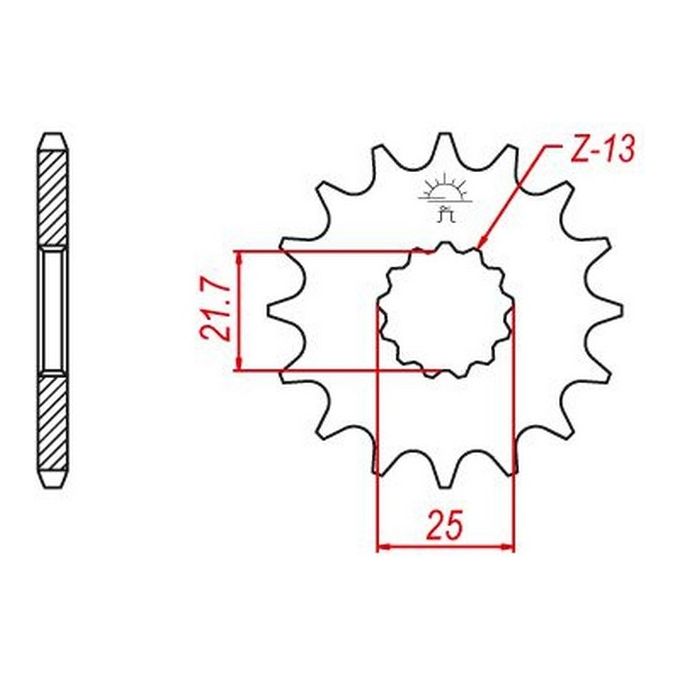 Esjot Pignone allegerita Kawasaki- Suzuki