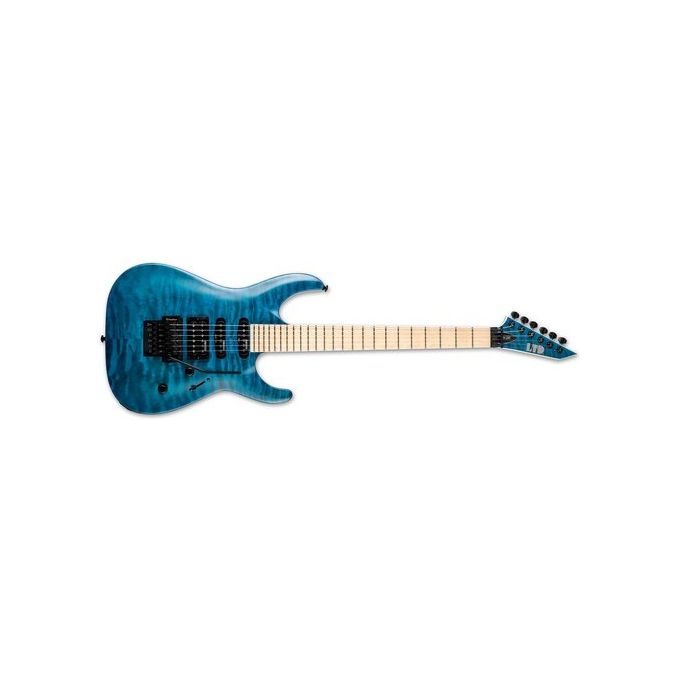 Esp Ltd Chitarra Elettrica M Series Mh 203qm See Thru Blue