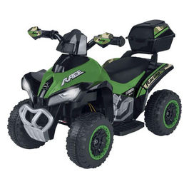 eSpidko Quad Elettrico Verde con Batteria al Litio 8.4V