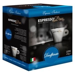 EspressoDue Capsule Caffe' Decaffeinato Confezione 25 Pezzi