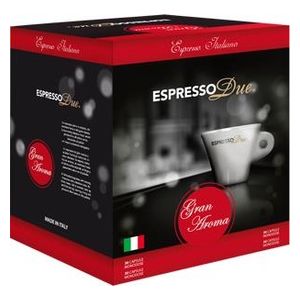 EspressoDue Capsule Caffe' Gran Aroma Confezione Pezzi 25 Unita'