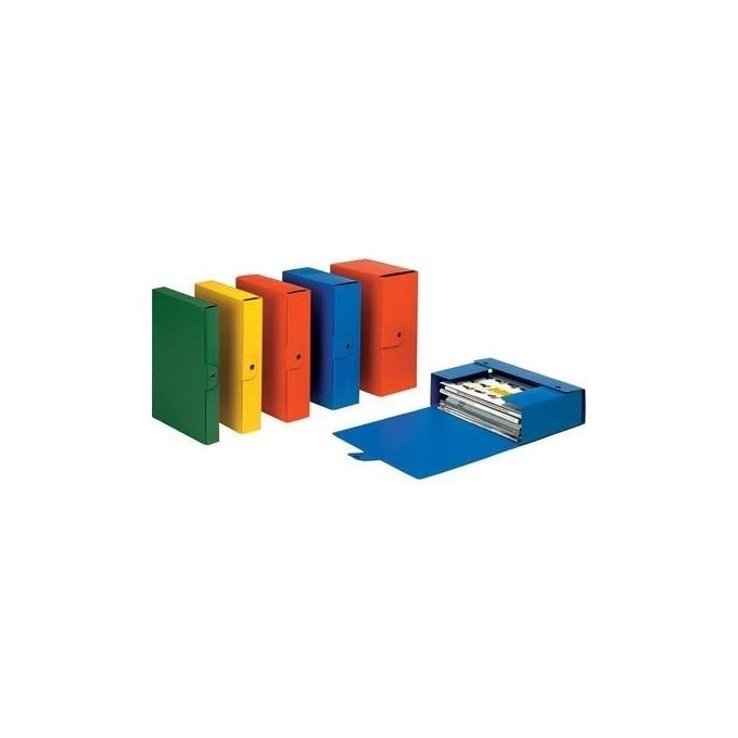 Esselte 390335180 Cartella Porta Progetti C35 Eurobox 25x35cm Dorso 15cm Presspan Biverniciato Verde