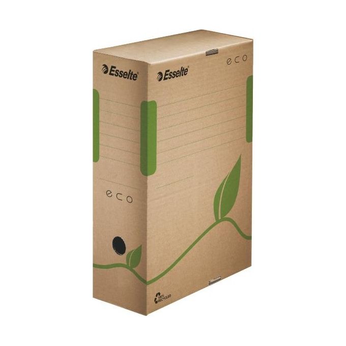 Esselte Confezione 25 Scatole Archivio Eco Box Dorso 100mm