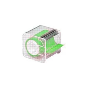 Eurocel Nastro Adesivo Scrivibile E Removibile 50mm X 10mt Colore Verde Fluo Con Dispenser (conf.6)