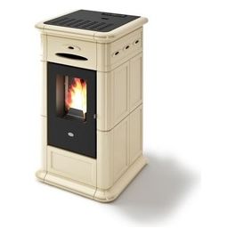 Alina Stufa a Pellet Colore Crema