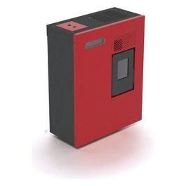 Eva Stufa a Pellet Camilla Rosso Efficienza Energetica, Design Elegante, Riscaldamento Sostenibile per Ogni Ambiente, Modello Innovativo.