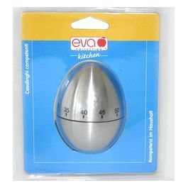 Timer da Cucina in Acciaio Inox Uovo