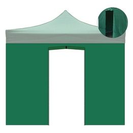 Evergreen Telo 3X2M Verde Impermeabile Con Porta Avvolgibile Per Gazebo 