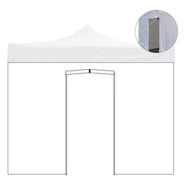 Evergreen Telo 4,5X2Mt Bianco Impermeabile Con Porta Avvolgibile Per Gazebo 