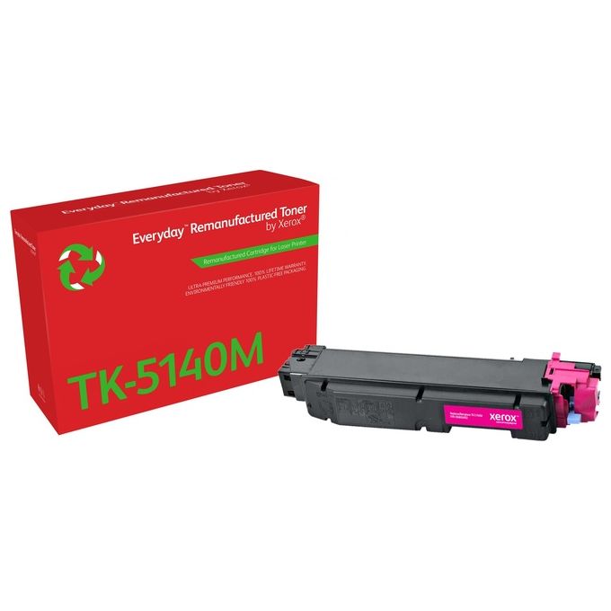 Xerox 006R04802 Everyday Toner Rigenerato Compatibile con Kyocera TK-5140M Resa 5000 Pagine colore Magenta