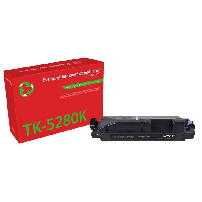 immagine di Everyday rigenerato toner rigenerato everyday™ di xerox nero compatibile con kyocera tk-5280k, capacità standard