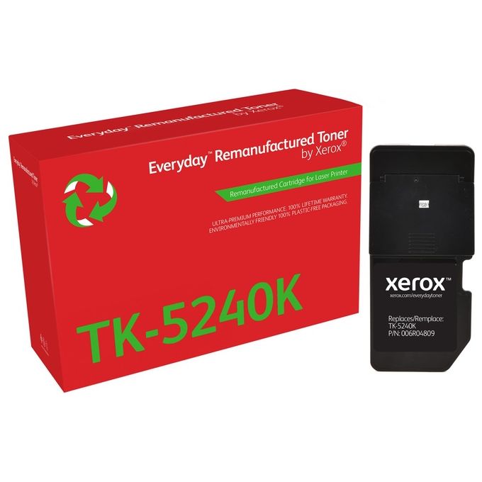 immagine di Everyday rigenerato toner rigenerato everyday™ di xerox nero compatibile con kyocera tk-5240k, capacità standard