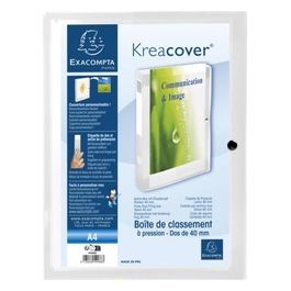 Exacompta Scatola Archivio 40mm per A4 Bianco