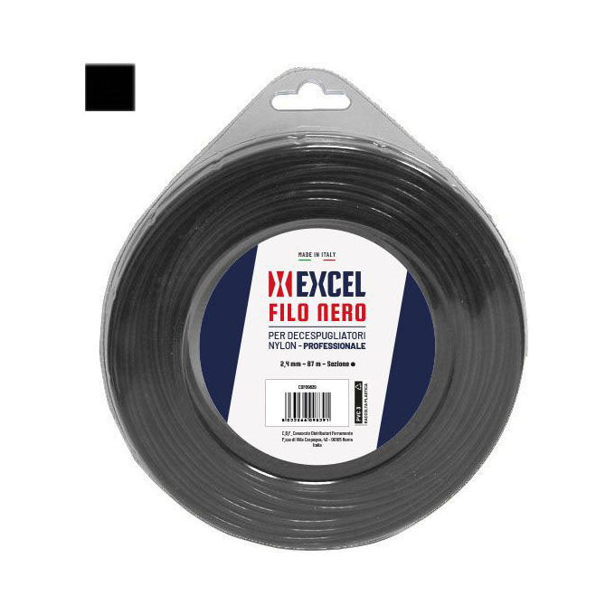 Excel 09844 Filo Nylon Quadro 3.3mm 40mt