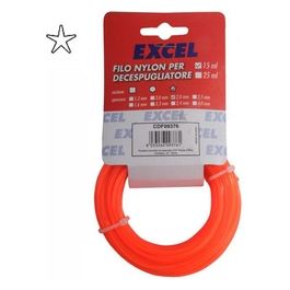 Excel Filo Nylon Pentagono 2,4mm 15mt