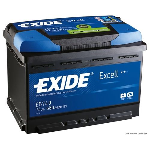 Exide Technologies Batteria Excell 62 Ah 