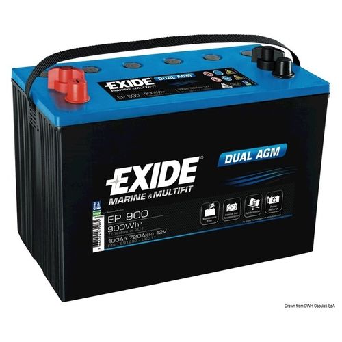 Exide Technologies Batteria Exide agm 100 Ah 