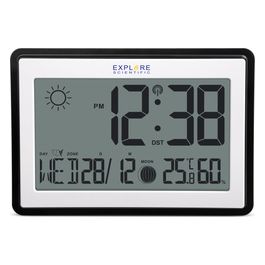 Explore RDC-8002 Orologio da Parete Radiocontrollato Temperatura Interna/Esterna 235x165x22mm