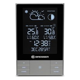 Wsh5001 Stazione Meteo Verticale Ampio Display Temperatura e Umidita' Interna e Esterna Nero