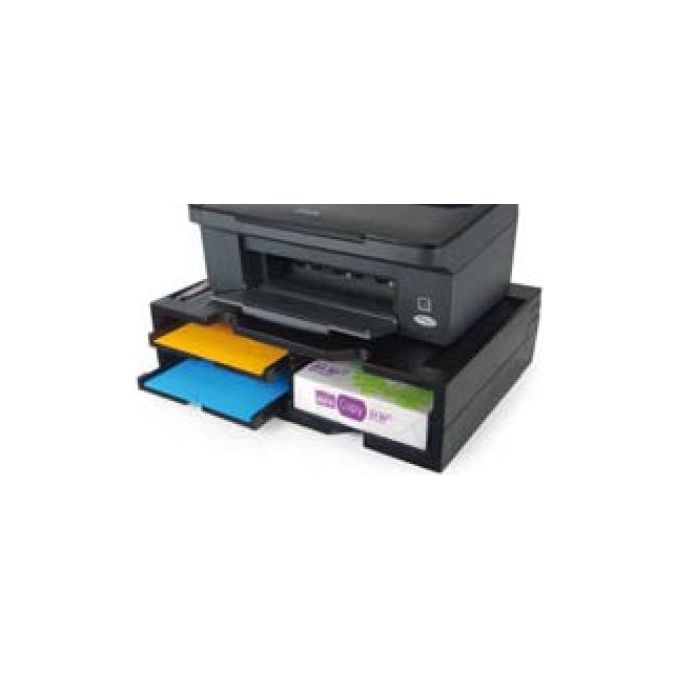 Exponent World Printer Organizer Supporto per Stampanti, 508 x 370 x 140 mm, Nero
