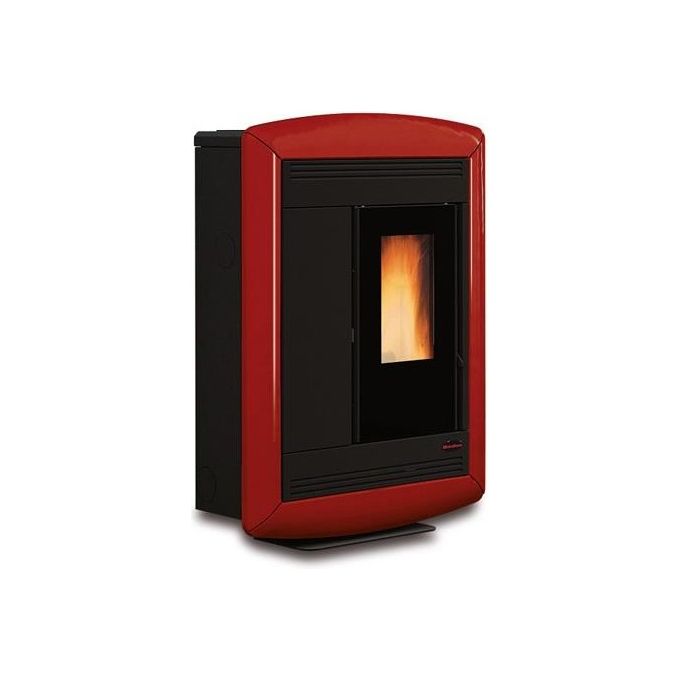 Extraflame COLORE BORDEAUX Souvenir Lux Stufa a Pellet 10,2 kW Canalizzabile Telecomando Incluso colore Bordeaux