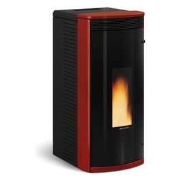 Extraflame 1280700 Stufa a Pellet Sibilla 8,2 kw Rivestimento in Acciaio Verniciato e top in Maiolica Bordeaux
