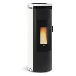 AMIKA Stufa a Pellet Libera Installazione 8kW Bianco