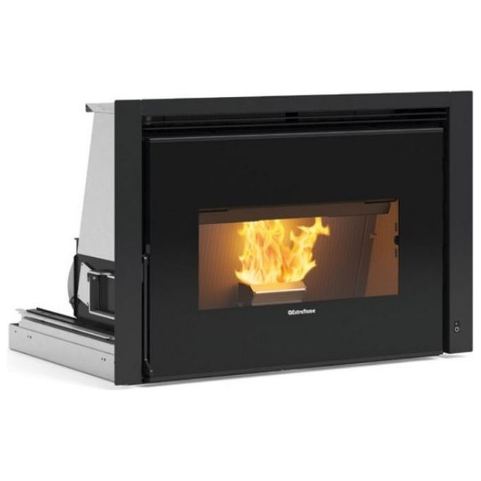 Extraflame Inserto a Pellet Canalizzabile Comfort P85 Plus 12kW Serbatoio 16kg