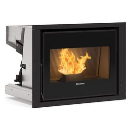 Extraflame, Inserto a Pellet Nero Ventilato Comfort P70 5.0, Potenza 10.0 kW, 5 Stelle