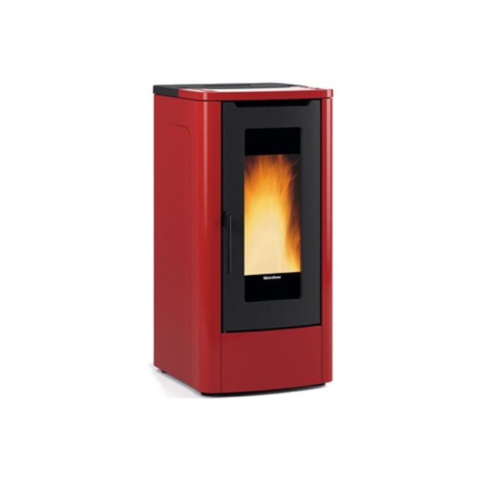 Extraflame Stufa a Pellet TEOREMA PLUS Bordeaux