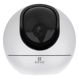 EZVIZ C6 Telecamera Wi-Fi Interno 2K+ Videocamera Sorveglianza Interno Pan/Tilt/Zoom, Rotazione a 360°, Visione Notturna, Rilevamento di persone e Animali Domestici, Audio Bi-direzionale