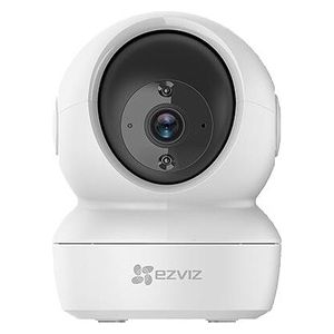 Ezviz C6N Telecamera Wi-Fi Interno Fullhd Motorizzata a 360°, Videocamera Sorveglianza Interno Wi-Fi per Animali e Bambini con Visione Notturna, Tracciamento del Movimento e Audio Bi-direzionale