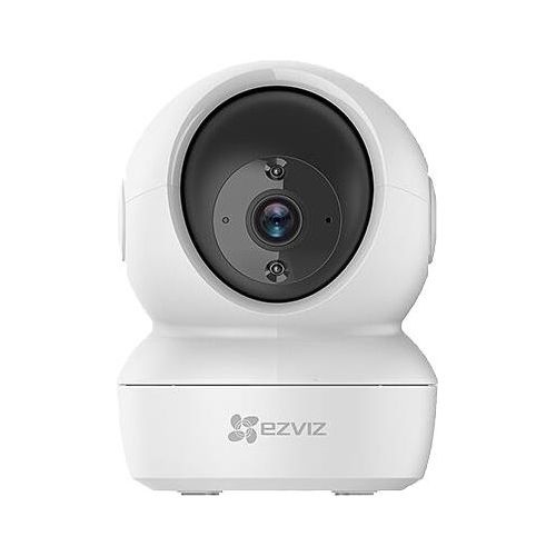 Ezviz C6N Telecamera Wi-Fi Interno Fullhd Motorizzata a 360°, Videocamera Sorveglianza Interno Wi-Fi per Animali e Bambini con Visione Notturna, Tracciamento del Movimento e Audio Bi-direzionale