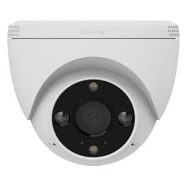 H4 2k Telecamera Dome Da Esterno Con Luce Strobo E Sirena 3mp I.a.