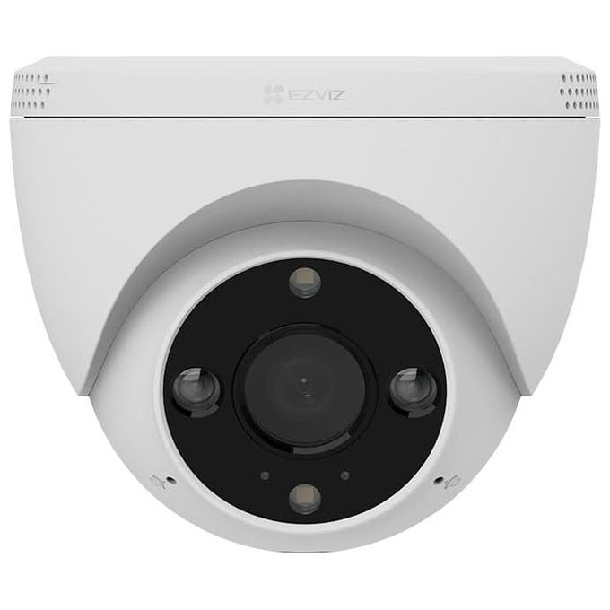 Ezviz H4 2k Telecamera Dome Da Esterno Con Luce Strobo E Sirena 3mp I.a.