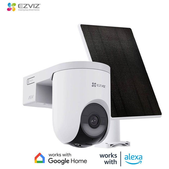 Ezviz HB8 Lite Videocamera Sorveglianza 2K+ Visione Notturna Colori Pannello Solare