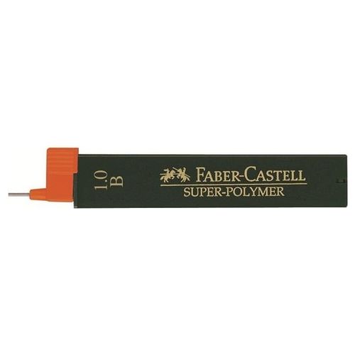 Faber Castell 12 astucci per 12mine Superpolymers b 1.0mm