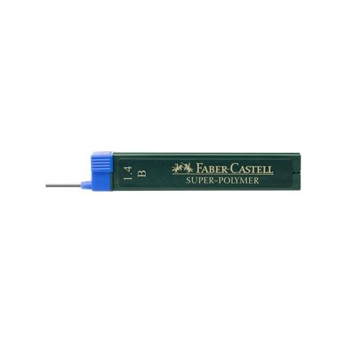 Faber Castell 12 astucci per 6mine Super-polymer B 1.4mm