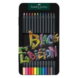 Faber Castell 12 Matite Colorate Blackedition