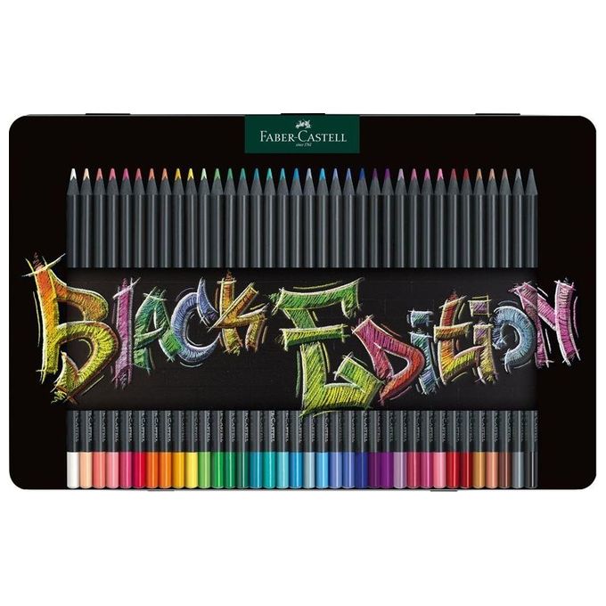Faber Castell 36 Matite Colorate Blackedition