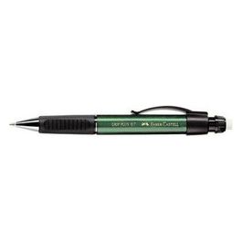 Faber Castell 5 portamine Gripplus 0.7mm con gomma Verde