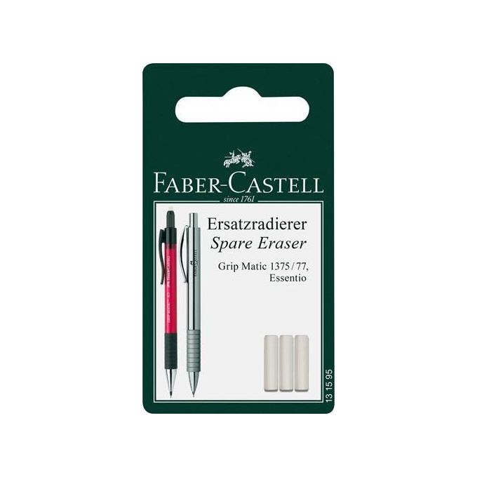 Faber Castell Blister 3 Gommini per Portamine Grip
