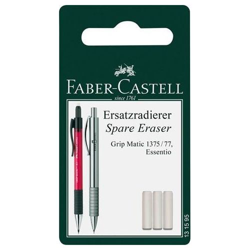 Faber Castell Blister 3 Gommini per Portamine Grip